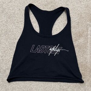 Last Set Co training crop tank top